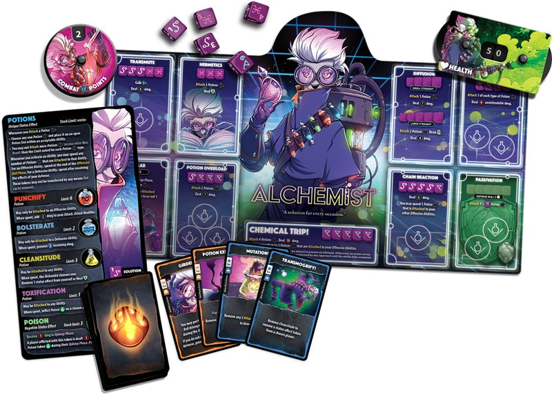 BG Dice Throne Hero Pack Alchemist