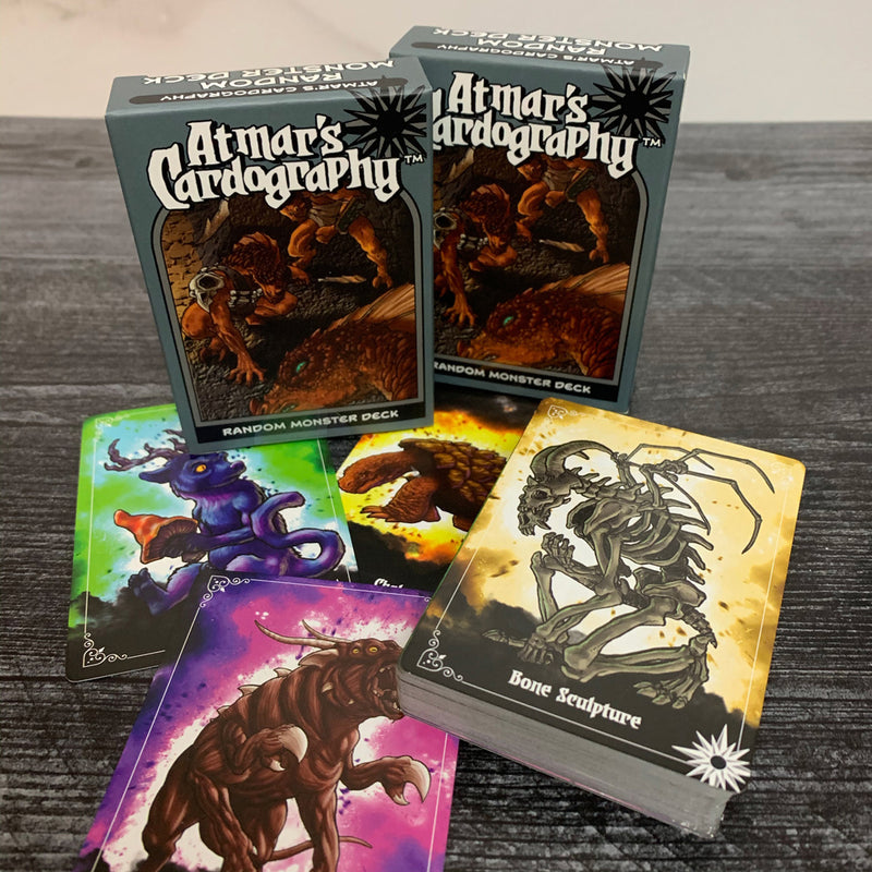 RPG Atmars Cardography Deck: Random Monsters