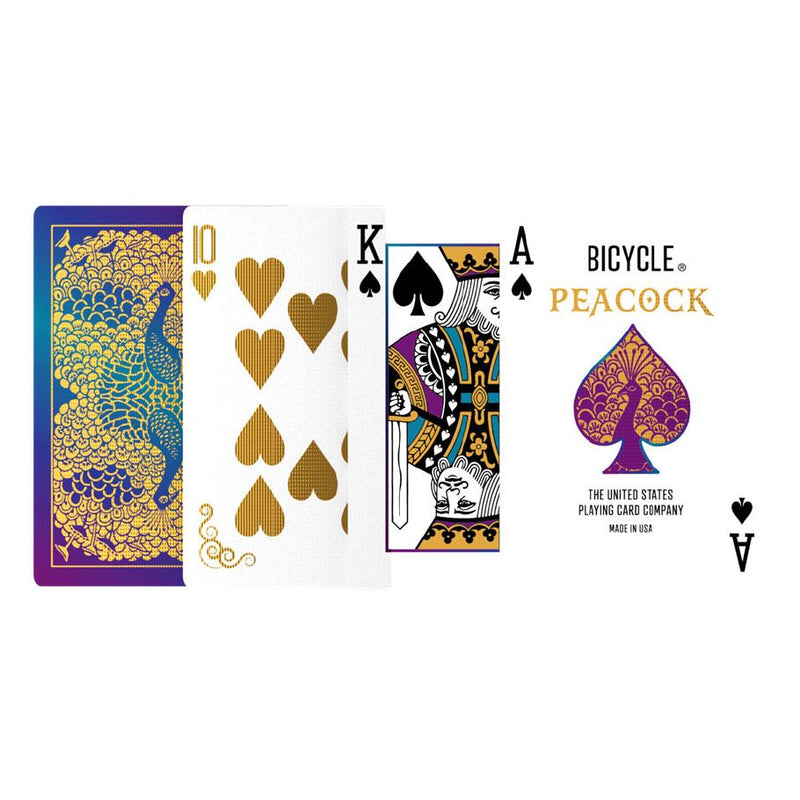 Playing Cards Bicycle Purple Peacock