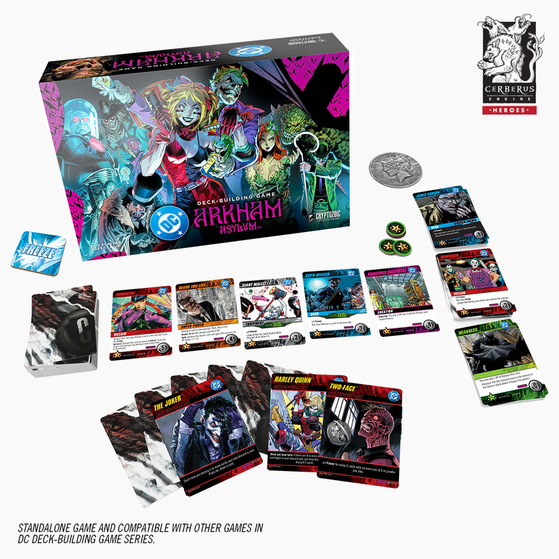 Dc Deck Building Game Arkham Asylum