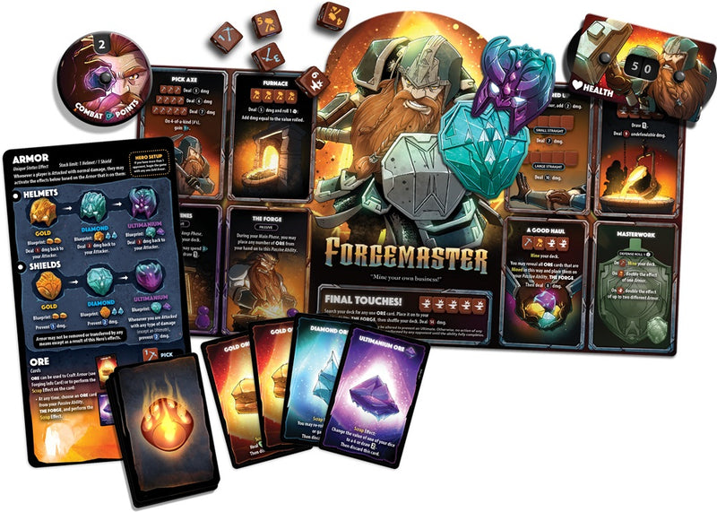 BG Dice Throne Hero Pack Forgemaster