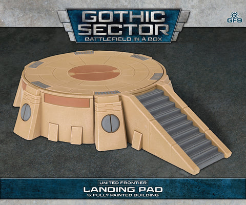 Battlefield in a Box Gothic Sector United Frontier Landing Pad