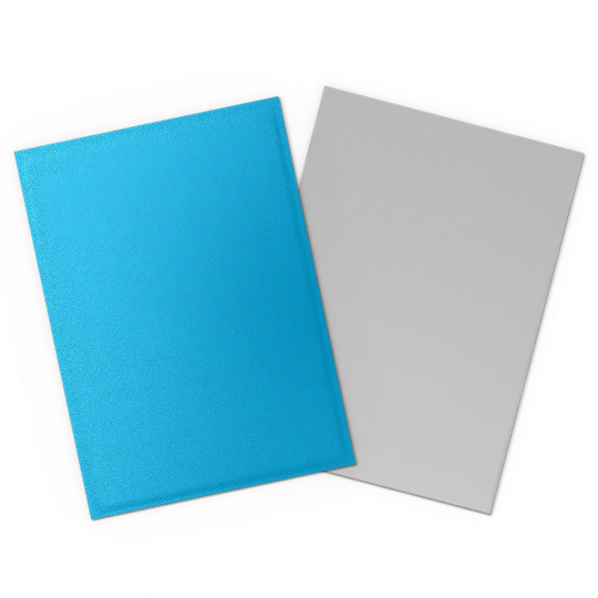 Dragon Shield Sleeves: Matte Dual  Sky Blue And Silver