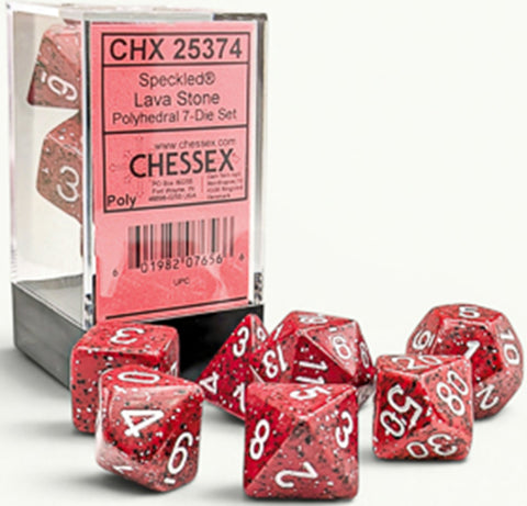 Chessex Poly Speckled Lava Stone