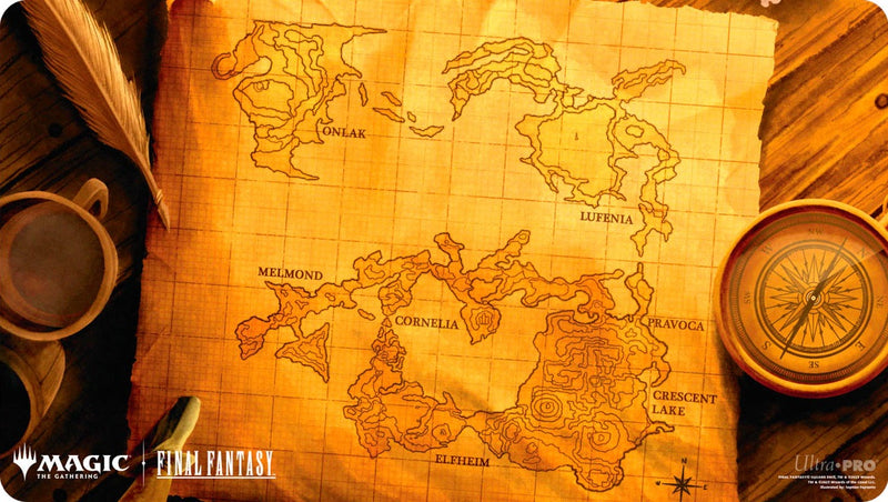 Playmat MTG Final Fantasy - World Map
