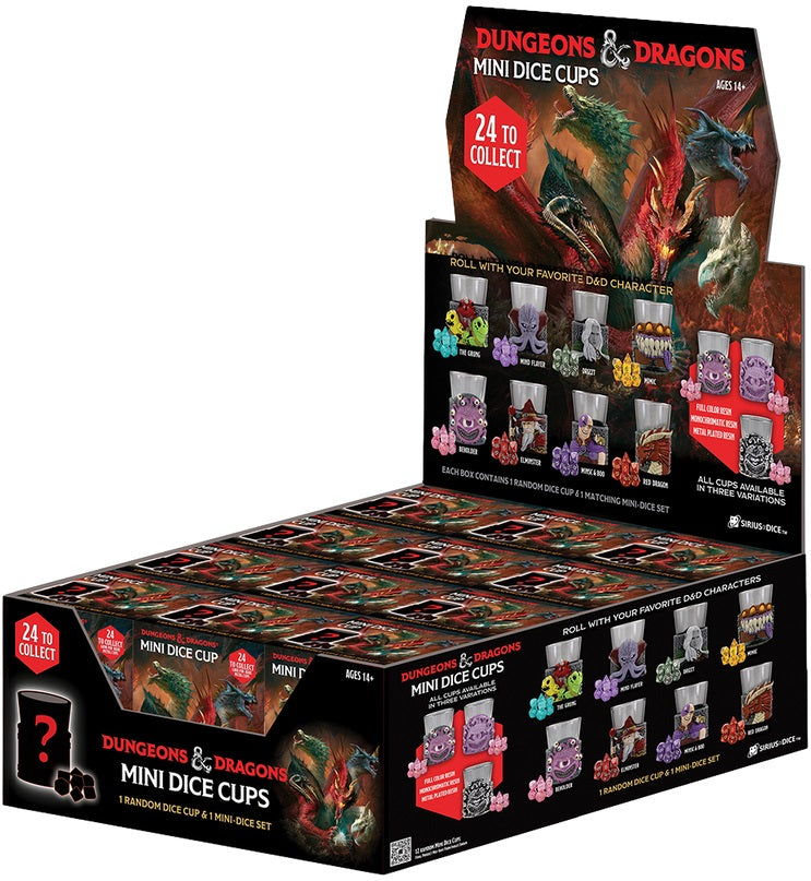 Dungeons and Dragons Mini Dice Cups
