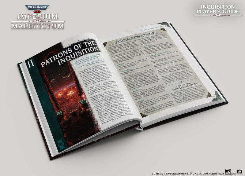 RPG Warhammer 40K Imperium Maledictum Inquisition Core Rulebook Collector's Edition