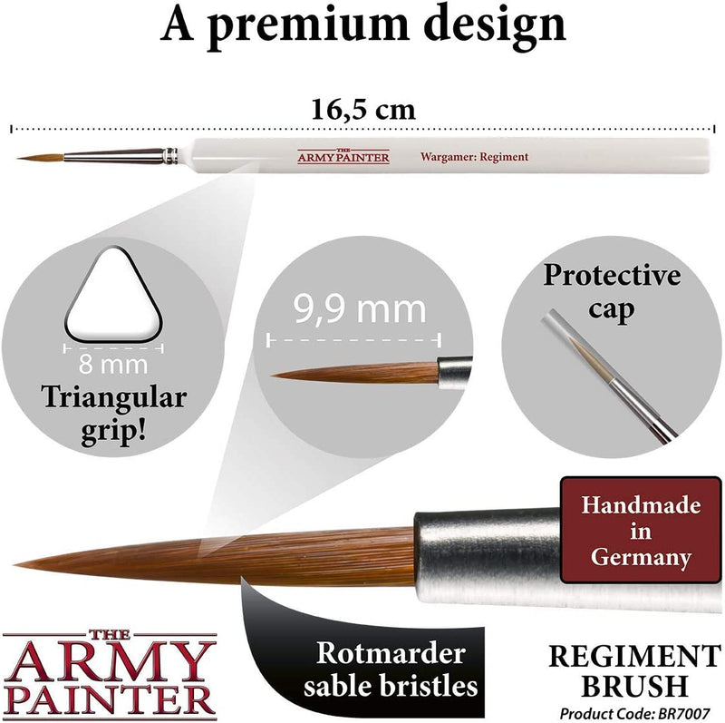 Army Painter Brush Regiment White BR7007