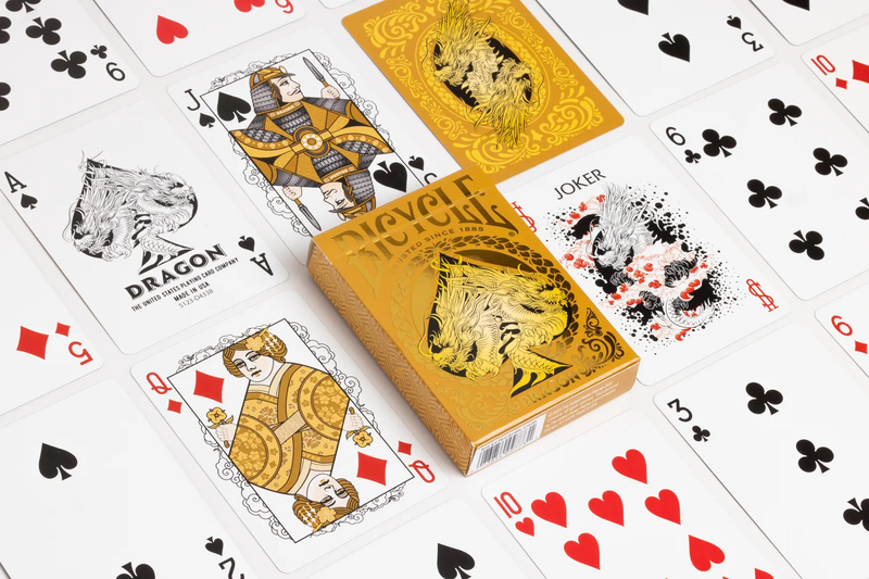 Playing Cards Bicycle Gold Dragon