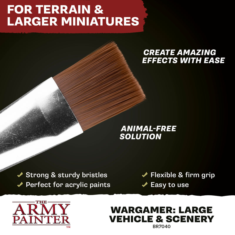 Army Painter Wargamer Brush Large Vehicle And Scenery BR7040