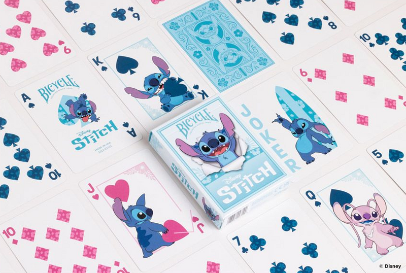 Playing Cards Bicycle Disney Stitch