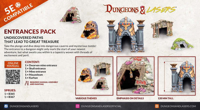 Dungeons & Lasers Entrances Pack
