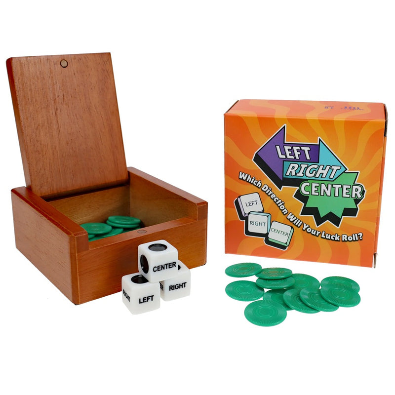Cg Left Center Right Dice Game (Wooden Box)