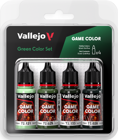 Vallejo Paint Set Game Color Green