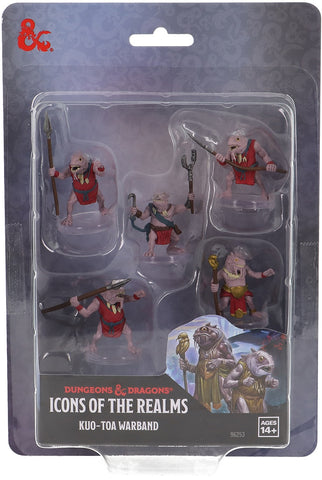 Wizkids D&D Miniatures Icons of the Realms: Kuo-Toa Warband