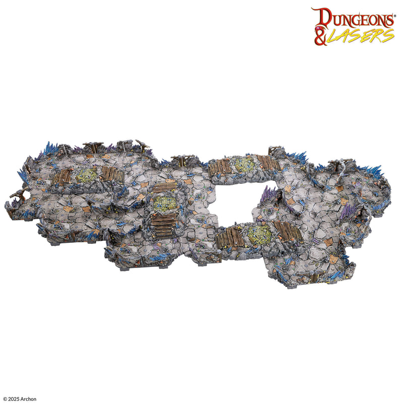Dungeons & Lasers Caves Series Deep Mines Pre-Painted Prisma Cast Terrain