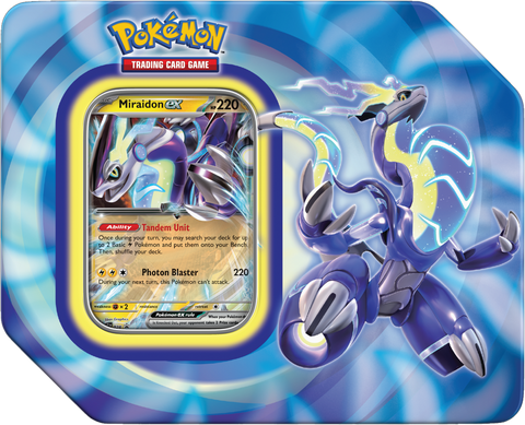 Pokémon Paldea Legends Tin Miraidon ex