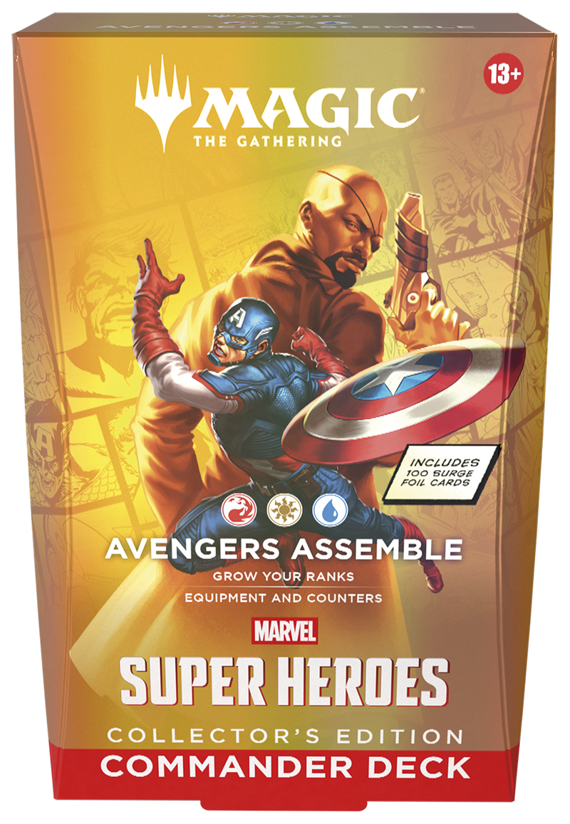 *Pre-Order* MTG Marvel Super Heroes Commander Deck Collector's Edition (Set of 4) *Releases June 26th*