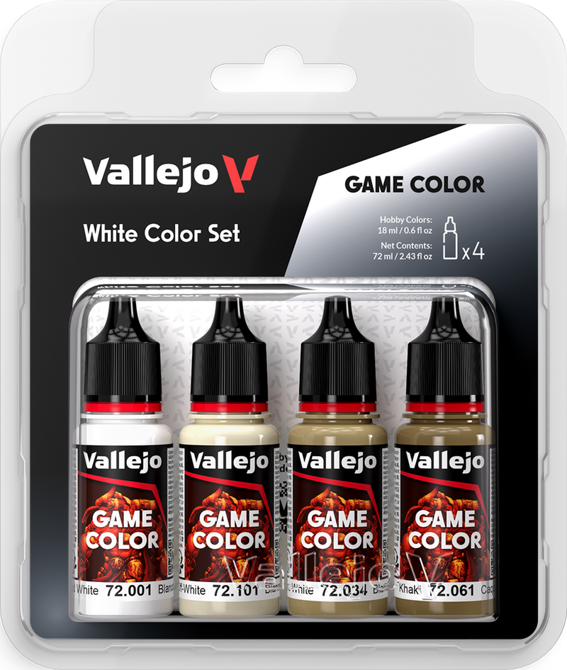 Vallejo Paint Set Game Color White