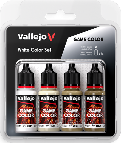 Vallejo Paint Set Game Color White