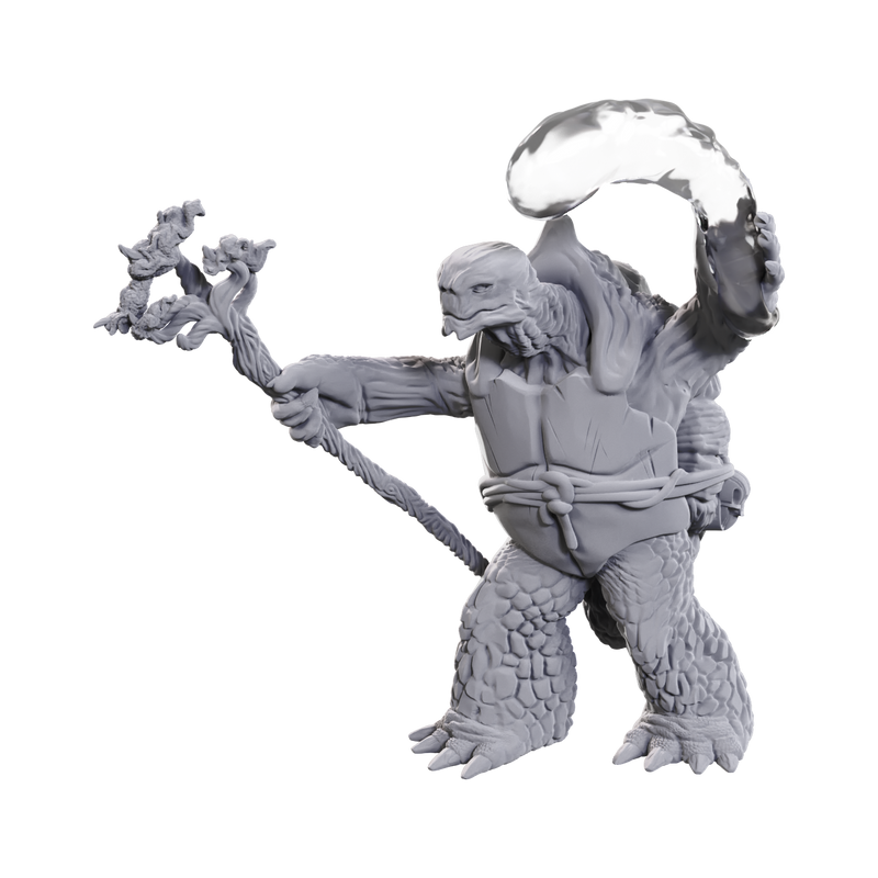 Wizkids Minis D&D 90707 Tortle Druid & Wild Shape Giant Lizard