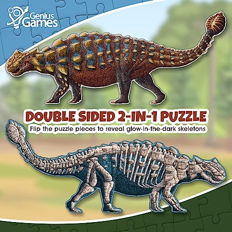 Puzzle Dinosaures herbivores, 100 pieces