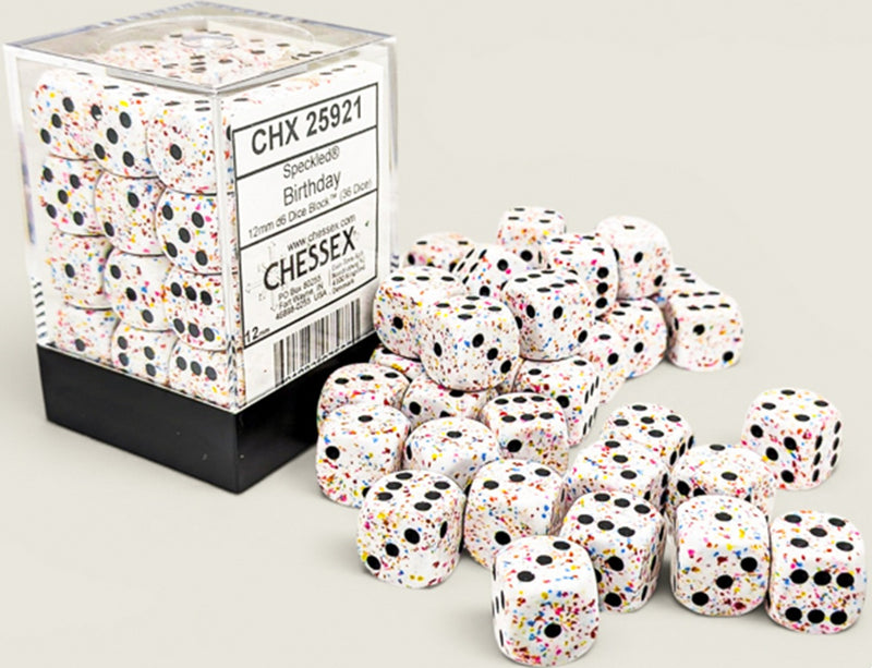 Chessex 36d6 Speckled Birthday