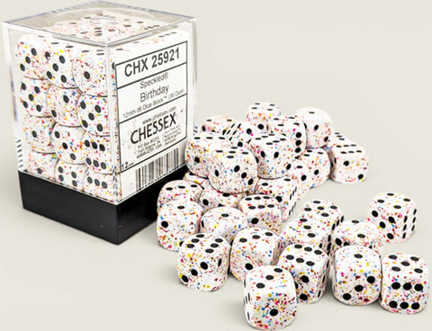 Chessex 36d6 Speckled Birthday