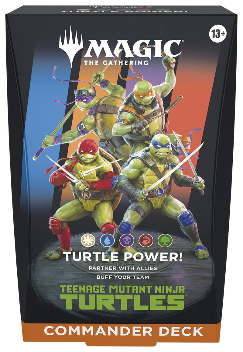 *Pre-Order* MTG Teenage Mutant Ninja Turtles Commander Deck - Turtle Power *Releases February 27th, 2026*