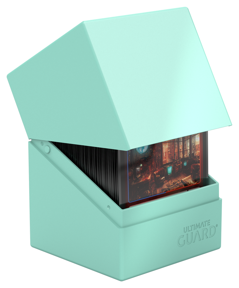 Ultimate Guard Deck Box Boulder 100+ Solid Mint Green