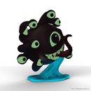 Kidrobot Resin D&D Beholder 7" Glow In The Dark