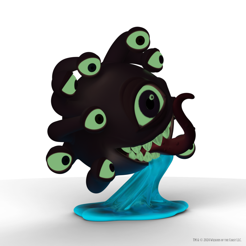 Kidrobot Resin D&D Beholder 7" Glow In The Dark