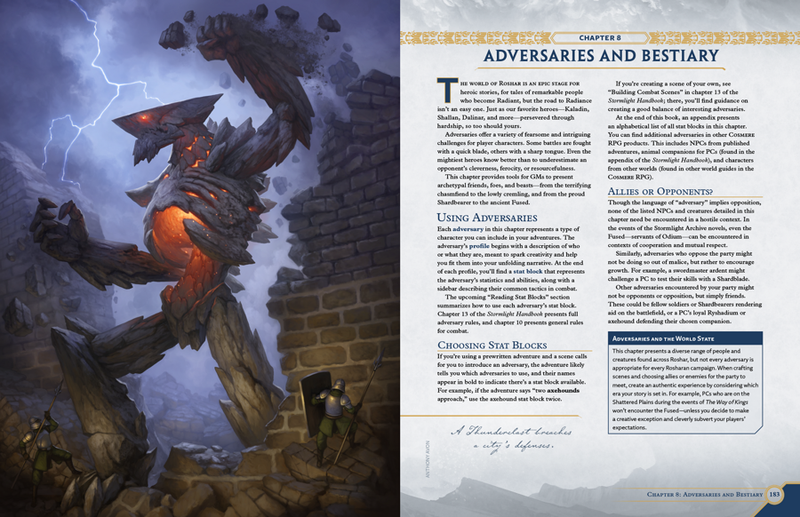 Rpg Cosmere: Stormlight World Guide