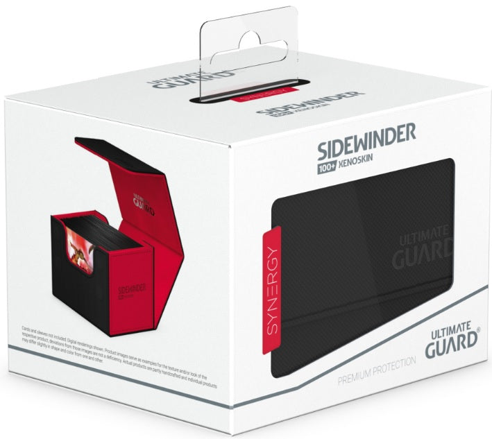 Ultimate Guard Deck Box Sidewinder 100+ Synergy Black/Red