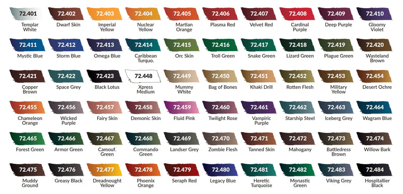 Vallejo Xpress Color Artist's Selection Case