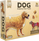 Puzzle Turn N Learn Double Sided 100 Piece Anatomy Puzzle - Dog