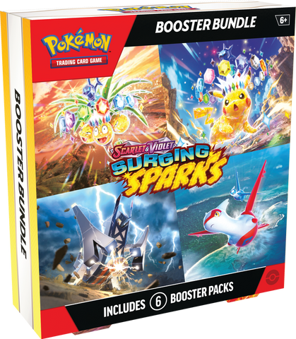 Pokémon SV8 Scarlet & Violet Surging Sparks Booster Bundle
