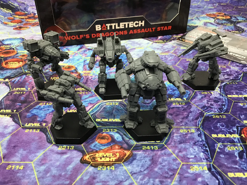 Battletech Forcepack Wolf's Dragoon Assault Star