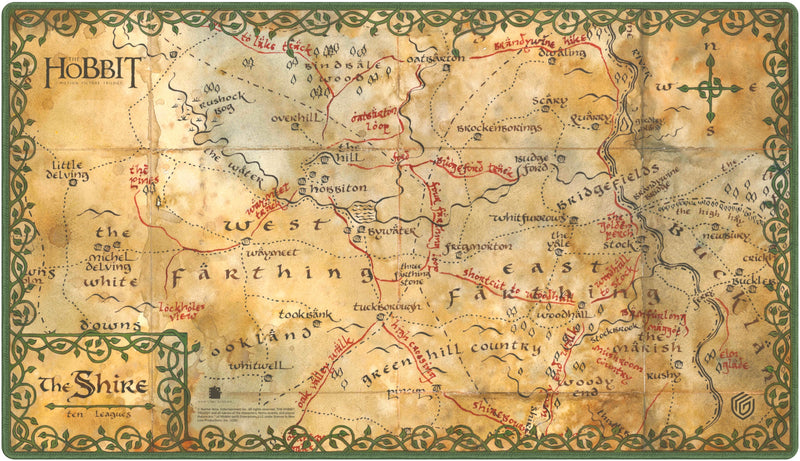 Ultimate Guard Playmat MTG - The Hobbit Map - The Shire