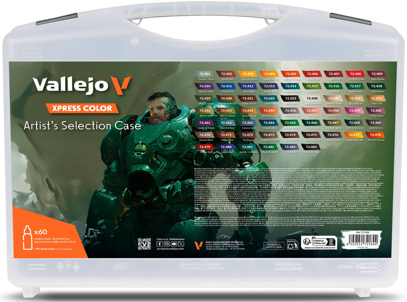 Vallejo Xpress Color Artist's Selection Case