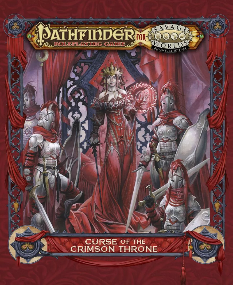 Pathfinder For Savage Worlds Curse Of The Crimson Throne Box Set