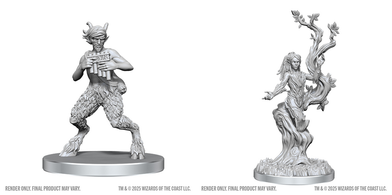 Wizkids Minis D&D 90859 Satyr & Dryad