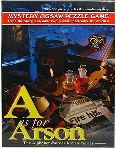 Mystery Jigsaw Puzzle - A Is For Arson