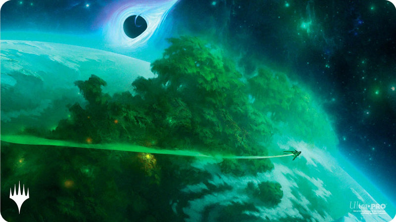 UP Playmat MTG - Edge Of Eternities - Mythic Land Green