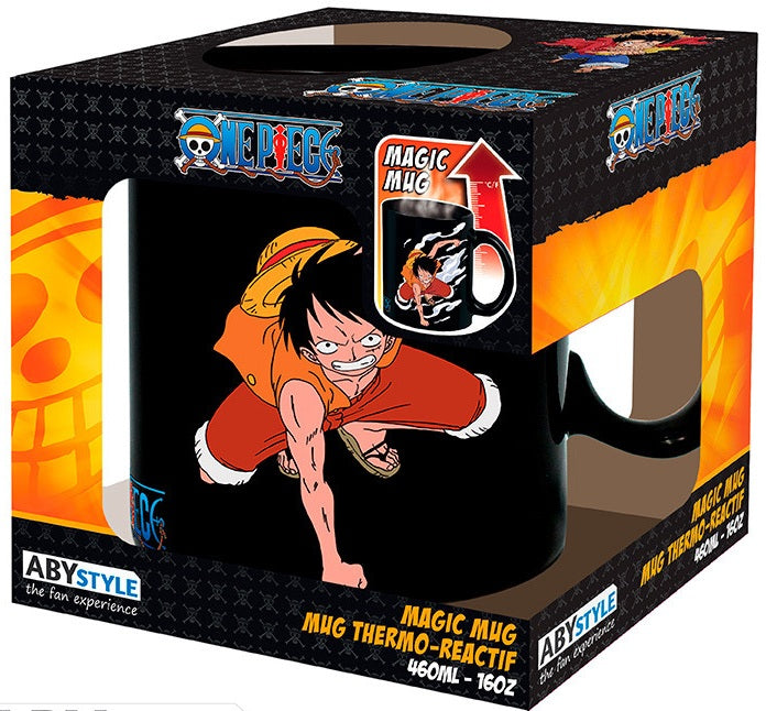 One Piece Heat Change Luffy & Ace Mug