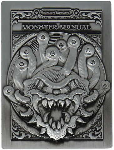 D&D Monster Manual Limited Edition Metal Ingot