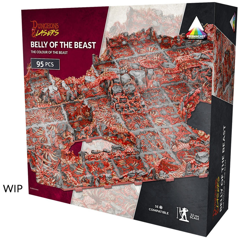 Dungeons & Lasers Pre-Painted Belly of the Beast Terrain