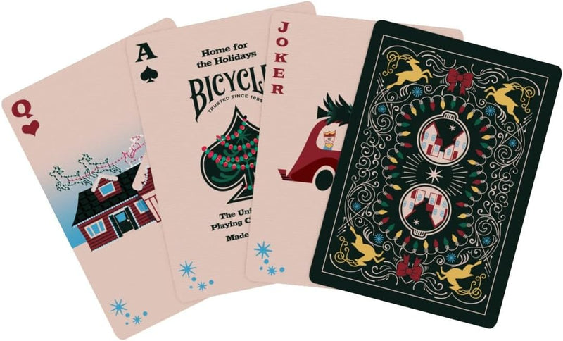 Playing Cards Bicycle - Home For The Holidays