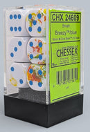 Chessex 12d6 Brush Breezy/Blue