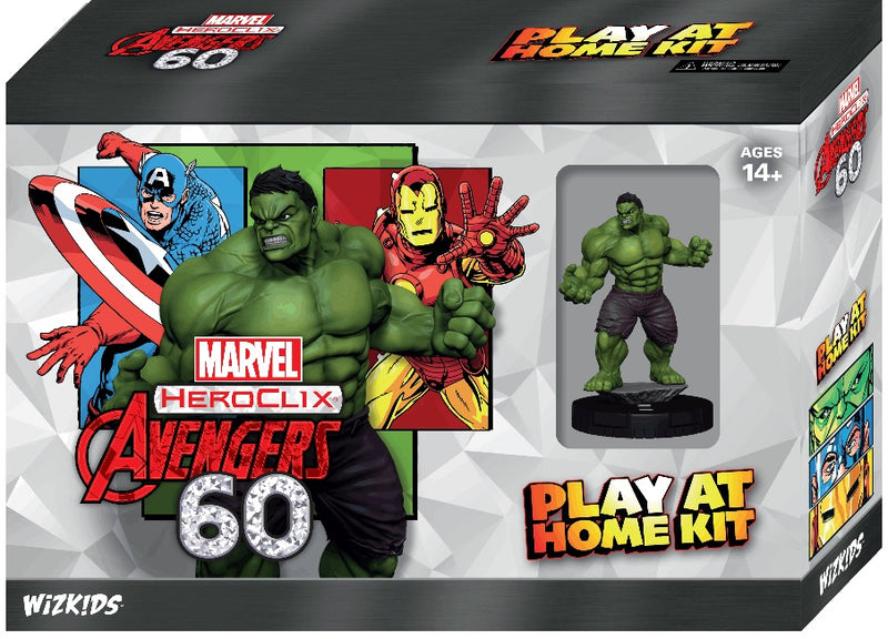 HeroClix Avengers 60th Anniversary Play at Home Kit Hulk